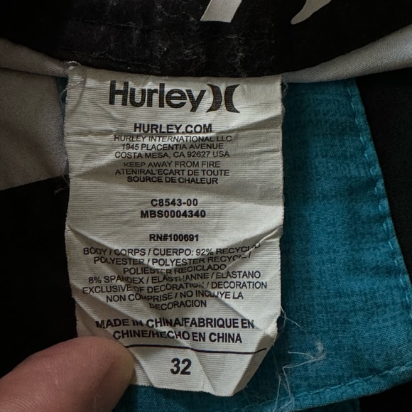 Hurley Phantom Boardshorts men’s size 32 - Picture 3 of 3